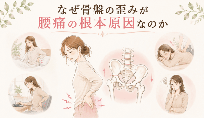 骨盤の歪みによる腰痛