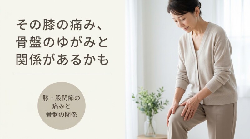 住吉区で膝・股関節の痛みにお悩みなら｜骨盤バランスと歩行改善からアプローチする鍼灸院グロウ｜鍼灸院グロウ