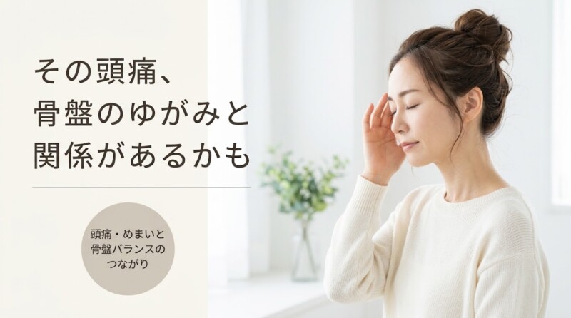 住吉区で頭痛・めまいにお悩みなら｜骨盤バランスと歩行改善からアプローチする鍼灸院グロウの考え方｜鍼灸院グロウ