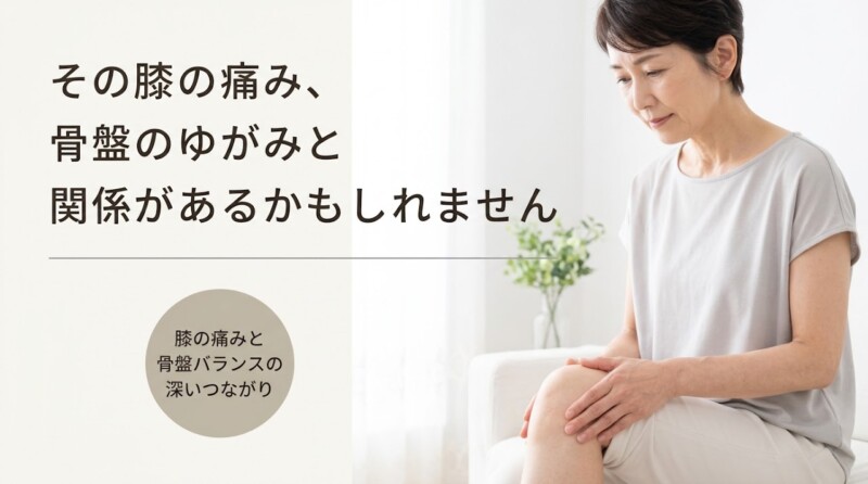 住吉区で膝の痛みに鍼灸でアプローチ｜骨盤バランスと歩行改善で再発を防ぐ鍼灸院グロウの考え方｜鍼灸院グロウ
